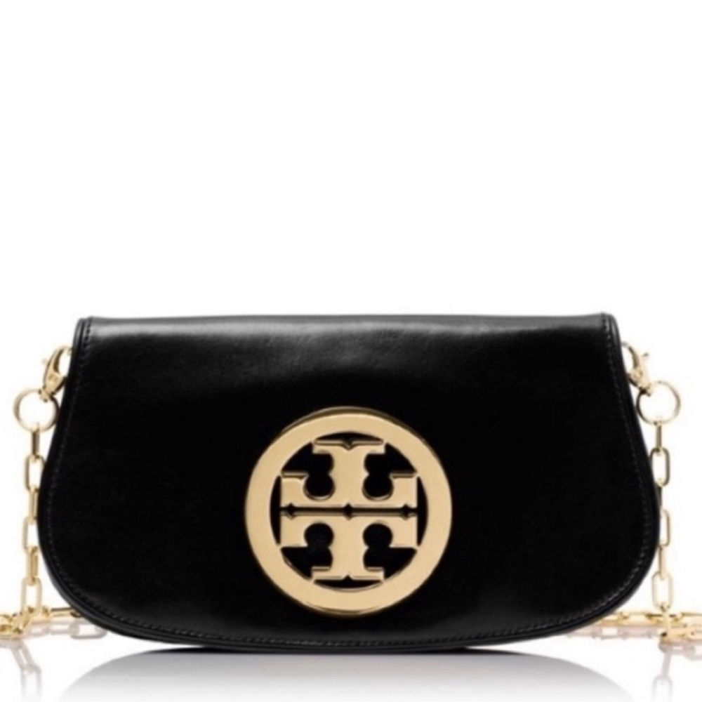 Tory Burch Black and Gold Crossbody Bag - Picture 3 of 11